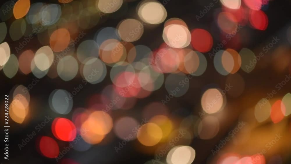 Defocused night traffic lights aerial view from an overpass Defocused night traffic lights aerial view from an overpass