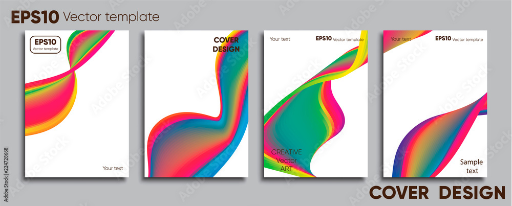 Creative colored cover. Cover design. Creative colored cover. Cover design.