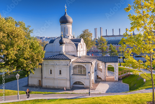 Moscow. September 20, 2018. The Church of the Conception of Anna. The landscape park 