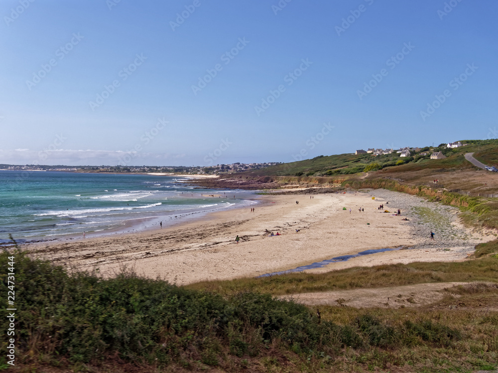 Gwendrez beach - Road to Audierne - Finistère, Brittany, France Gwendrez beach - Road to Audierne - Finistère, Brittany, France