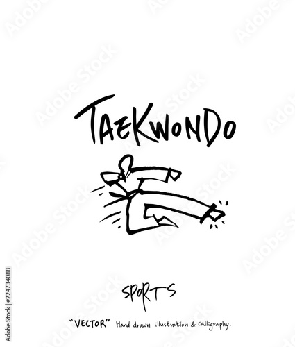 스포츠 포스터 / 손으로 그린 스포츠 그림