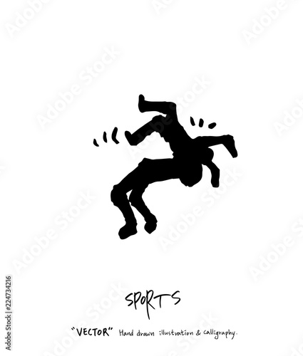 스포츠 포스터 / 손으로 그린 스포츠 그림