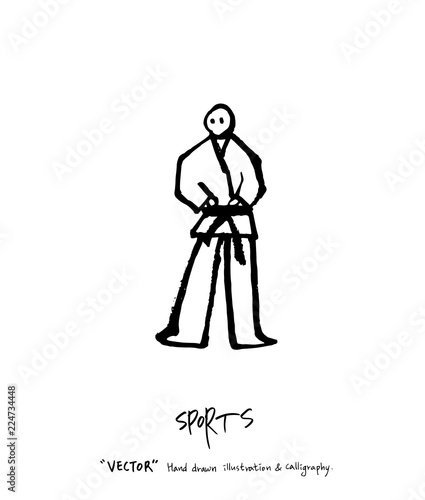 스포츠 포스터 / 손으로 그린 스포츠 그림