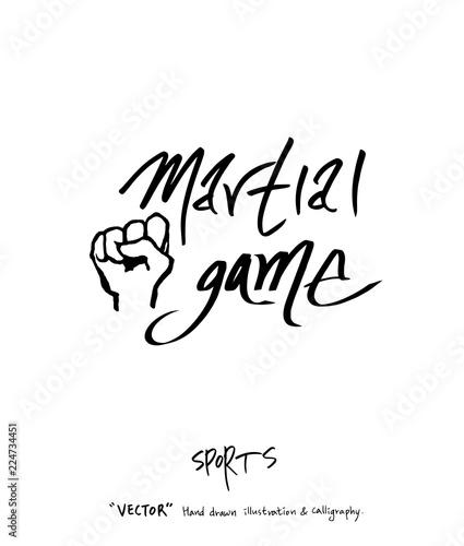 스포츠 포스터 / 손으로 그린 스포츠 그림