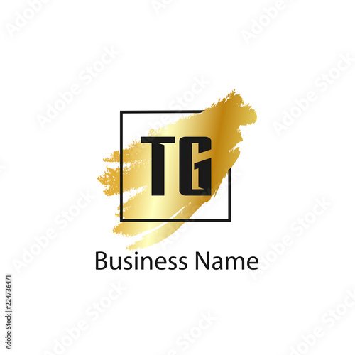 Initial Letter TG Logo Template Design