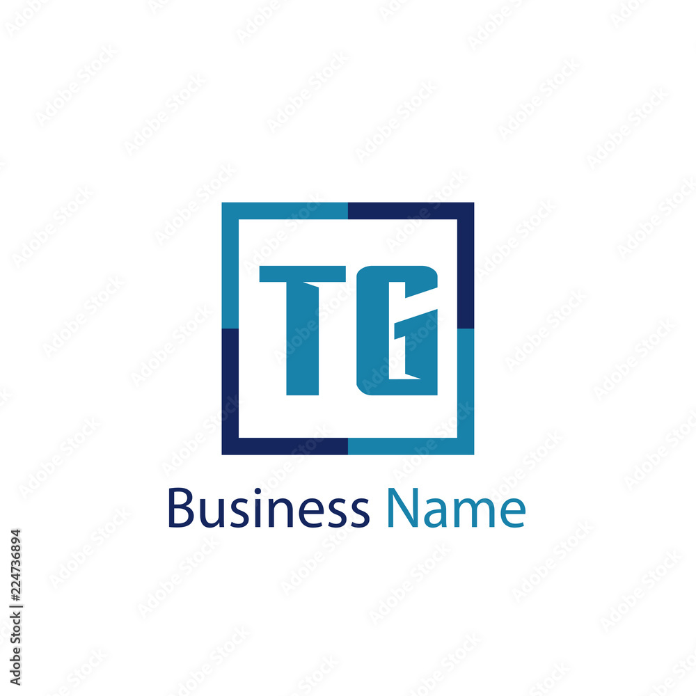 Initial Letter TG Logo Template Design Initial Letter TG Logo Template Design