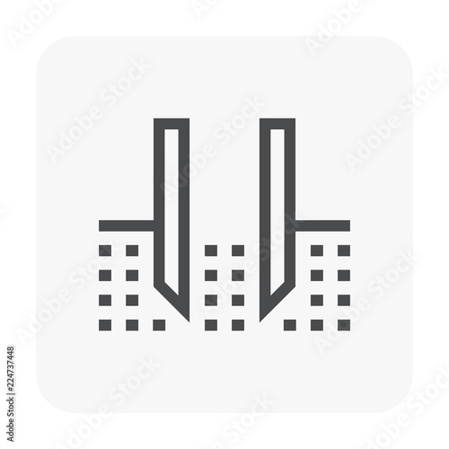 Soil sampling collecting vector icon. May called sample, sampler. Include hand auger equipment tool for method to core, drill, test, analysis, assessment in geotechnical engineering and construction.