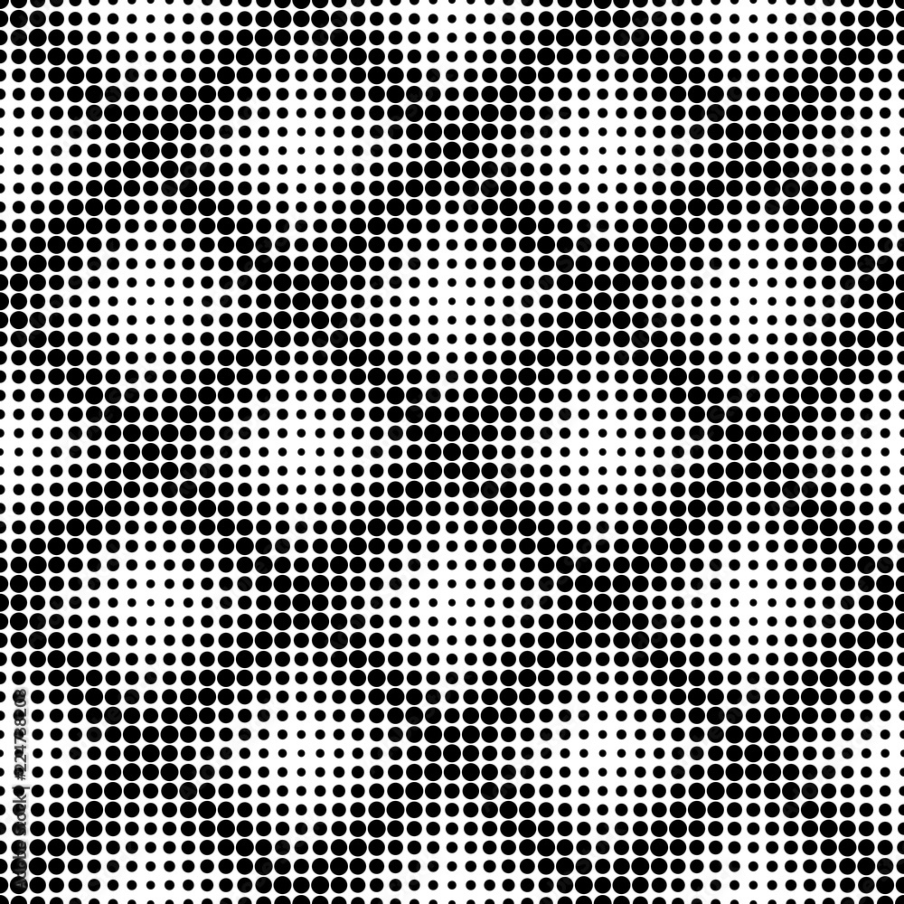 Halftone vector pattern. Abstract background. Dotted seamless pattern.