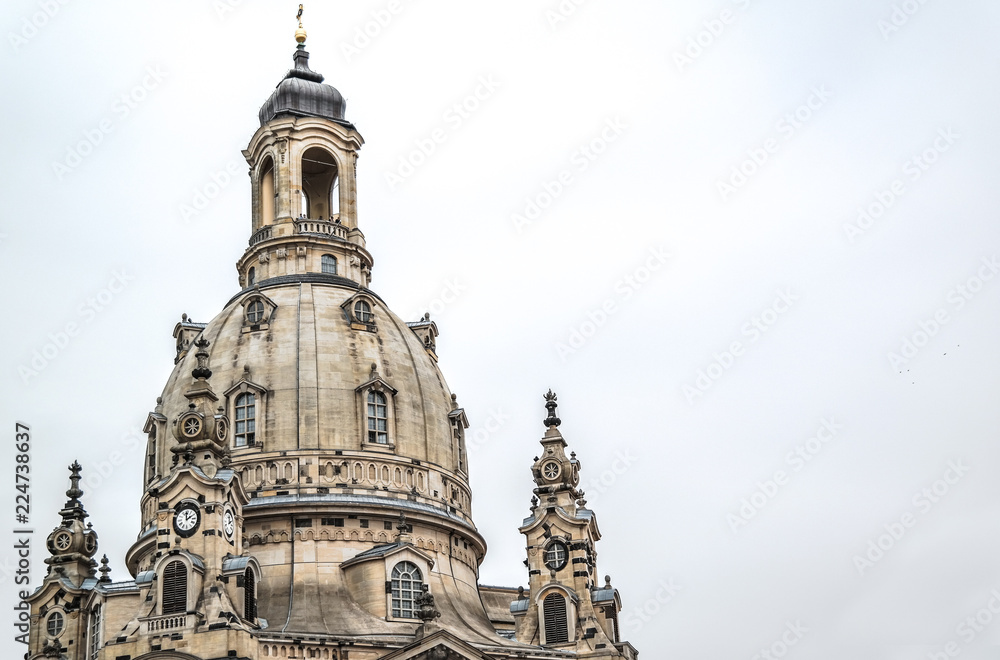 tower of the frauenkirche in dresden