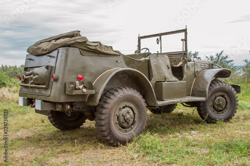 Dodge WC 57 Command Car. Military vehicle used in Second World War made in America
