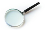 Magnifier with Black Handle