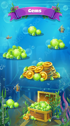 Atlantis ruins - mobile format the jewels window