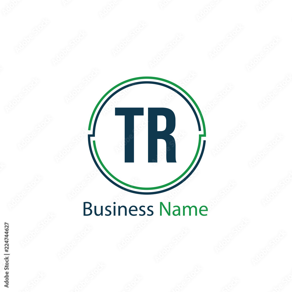 Initial Letter TR Logo Template Design Initial Letter TR Logo Template Design