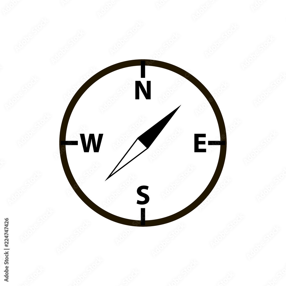 Compass vector icon Compass vector icon