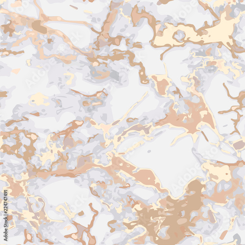 Realistic seamless vector pattern of marble texture