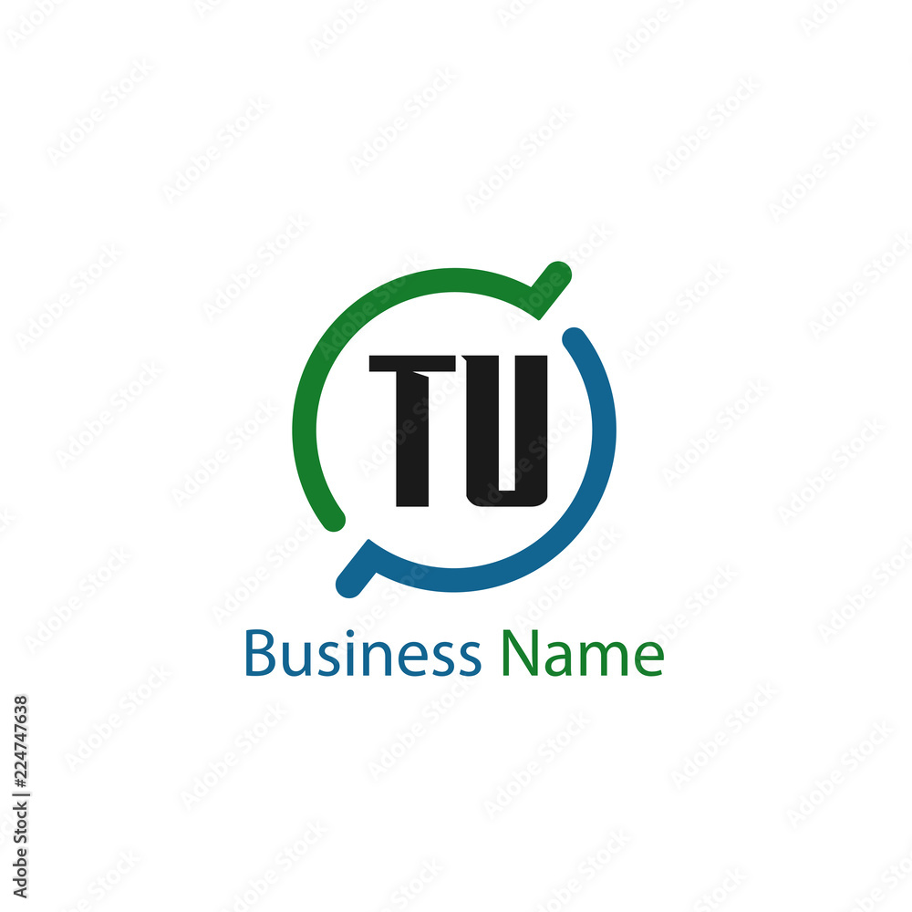 Initial Letter TU Logo Template Design Initial Letter TU Logo Template Design