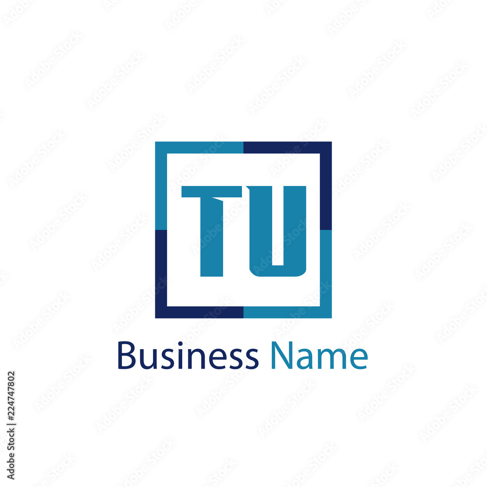 Initial Letter TU Logo Template Design Initial Letter TU Logo Template Design