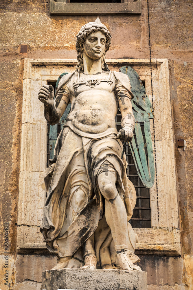 Sculpture of an angel at Castel Sant'Angelo