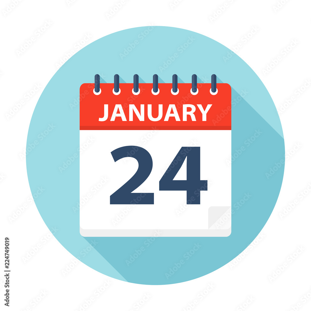January 24 - Calendar Icon January 24 - Calendar Icon