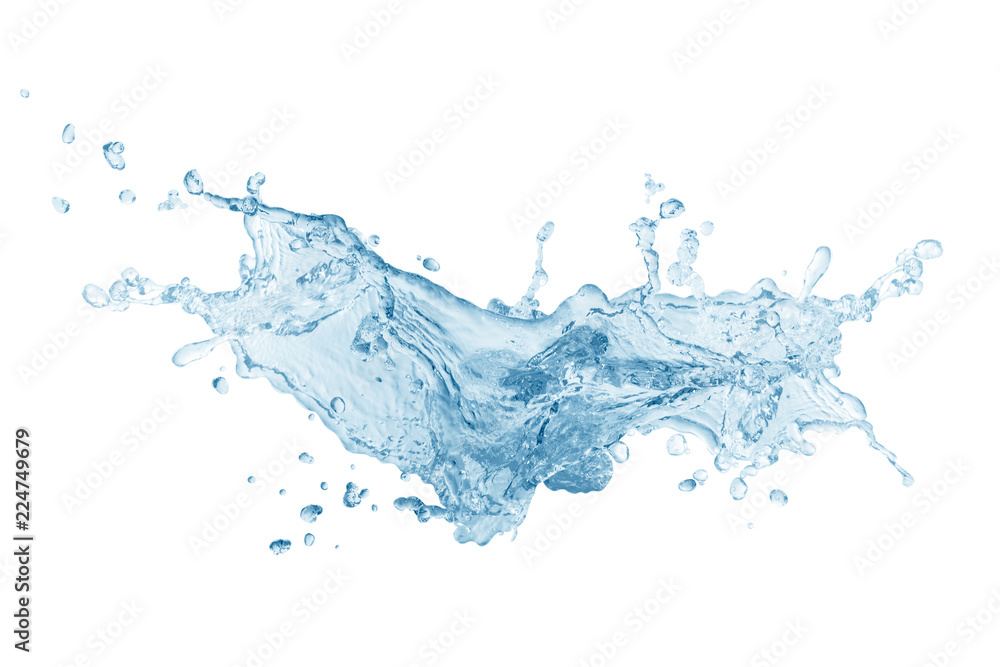 water splash isolated on white background, water splash isolated on white background,