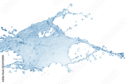 water splash isolated on white background, © CK