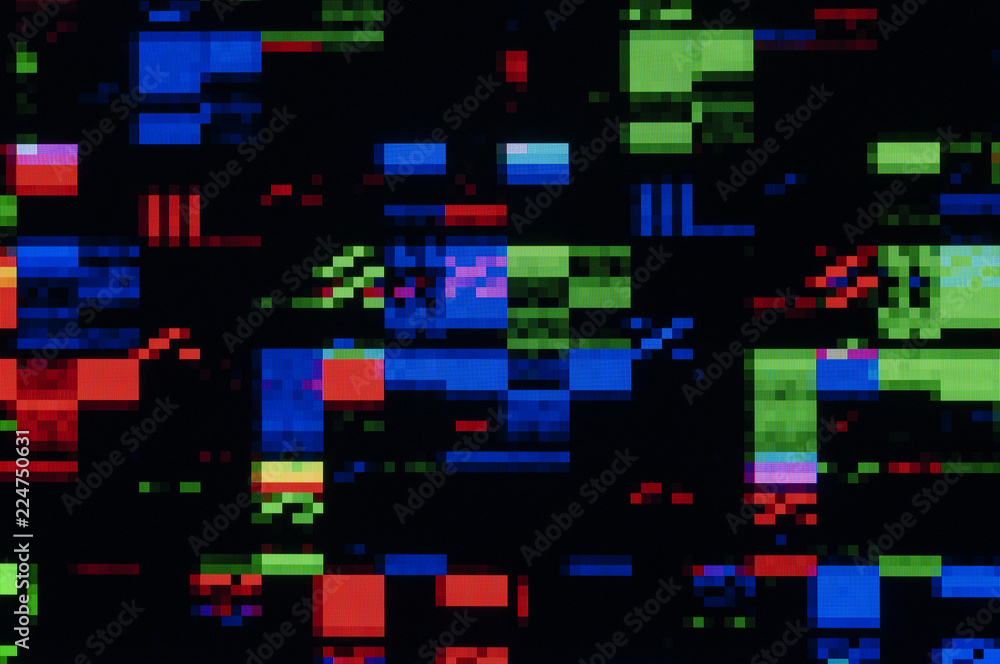 Pixel pattern of a digital glitch /Abstract background, pattern of a digital glitch. Pixel pattern of a digital glitch /Abstract background, pattern of a digital glitch.