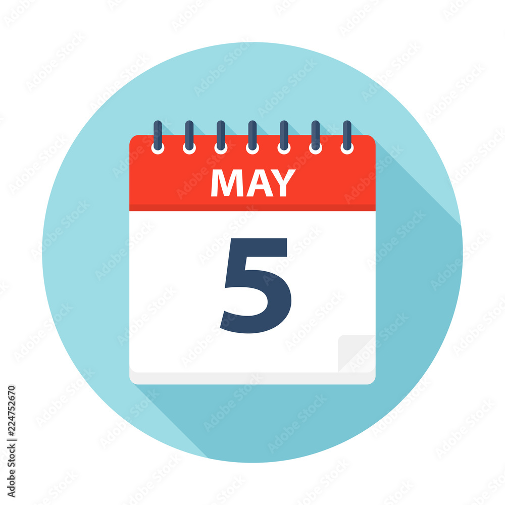 May 5 - Calendar Icon May 5 - Calendar Icon