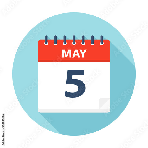May 5 - Calendar Icon