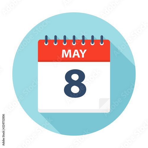 May 8 - Calendar Icon