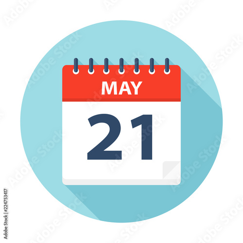 May 21 - Calendar Icon