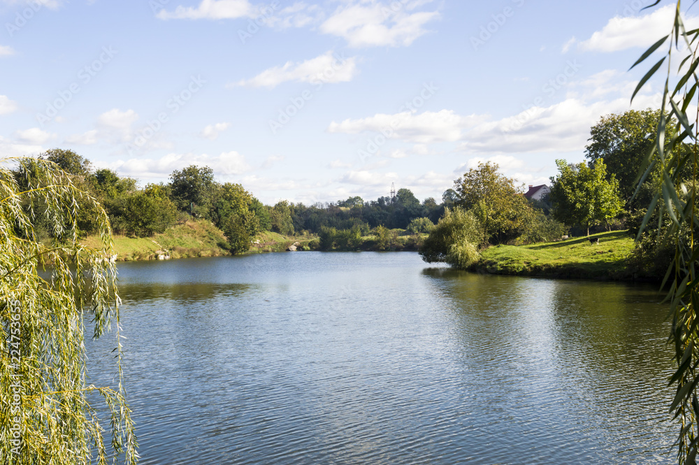 lake in the park photo