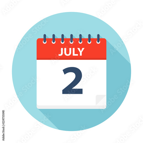 July 2 - Calendar Icon