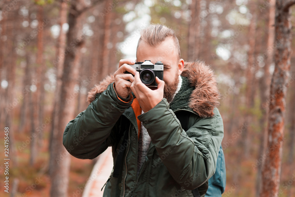 Hiking in forest. Camp, adventure, traveling concept. Hiking in forest. Camp, adventure, traveling concept.
