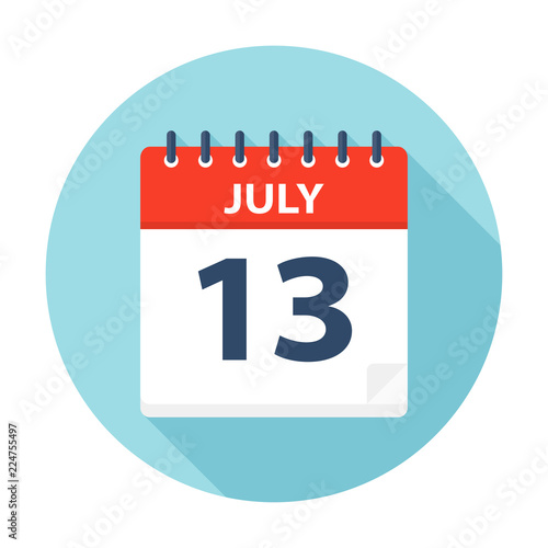 July 13 - Calendar Icon