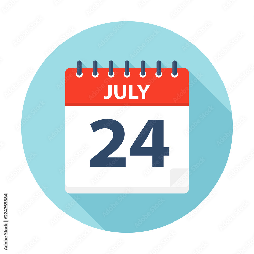 July 24 - Calendar Icon July 24 - Calendar Icon