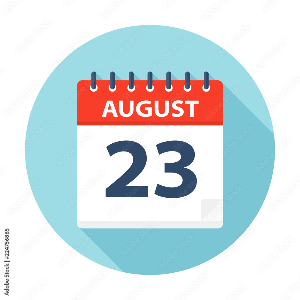 August 23 - Calendar Icon August 23 - Calendar Icon
