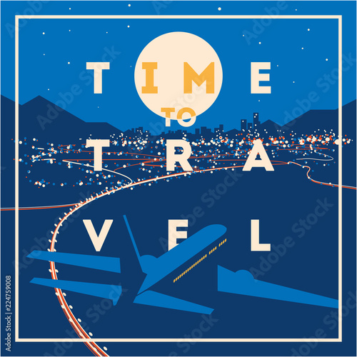 Time to Travel and Summer Holiday poster.