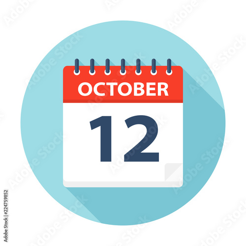 October 12 - Calendar Icon