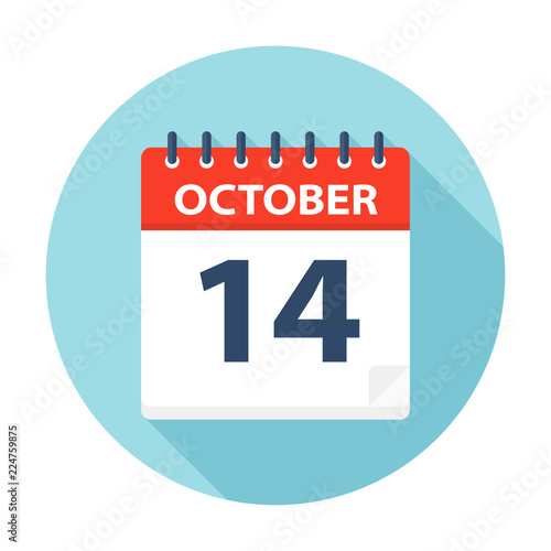 October 14 - Calendar Icon