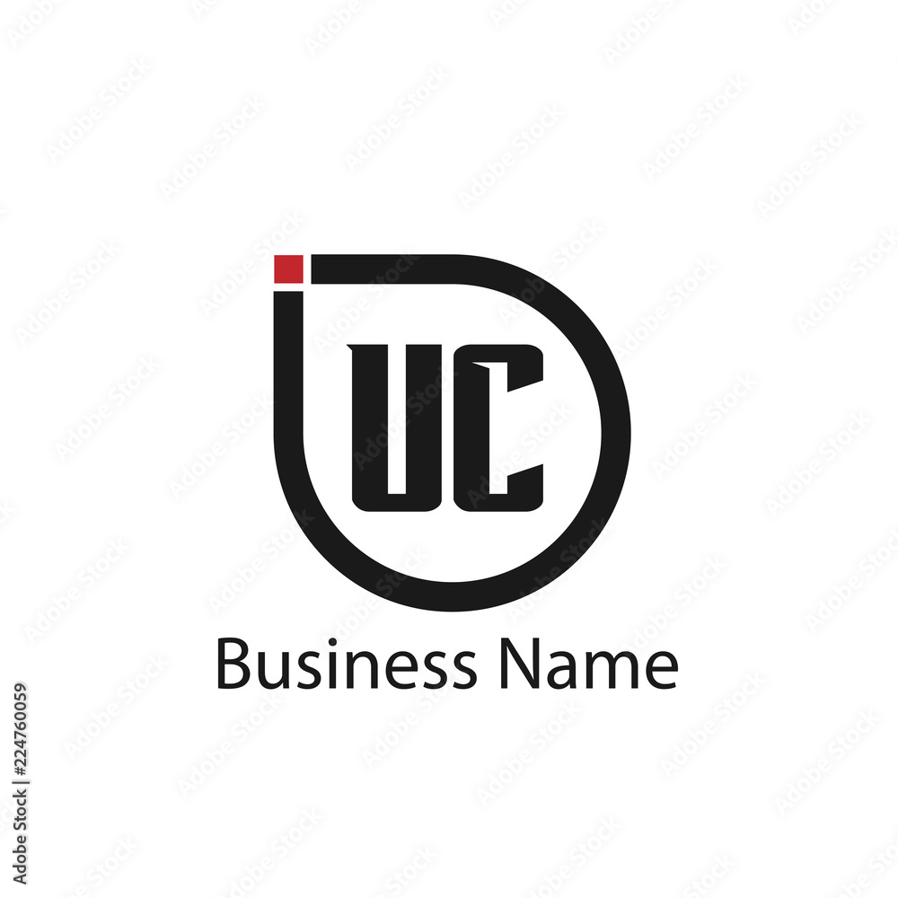 Initial Letter UC Logo Template Design Initial Letter UC Logo Template Design