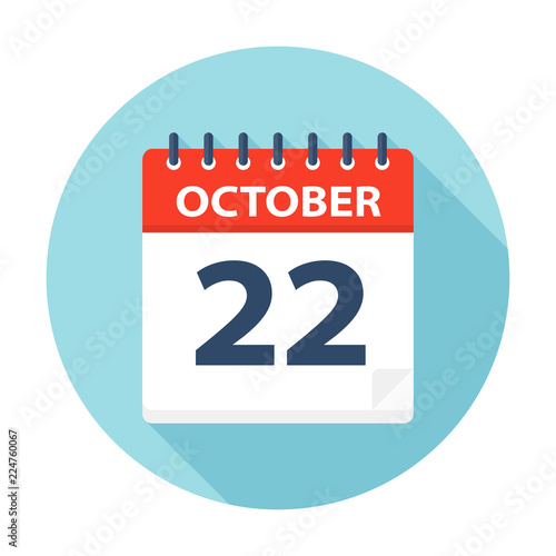 October 22 - Calendar Icon