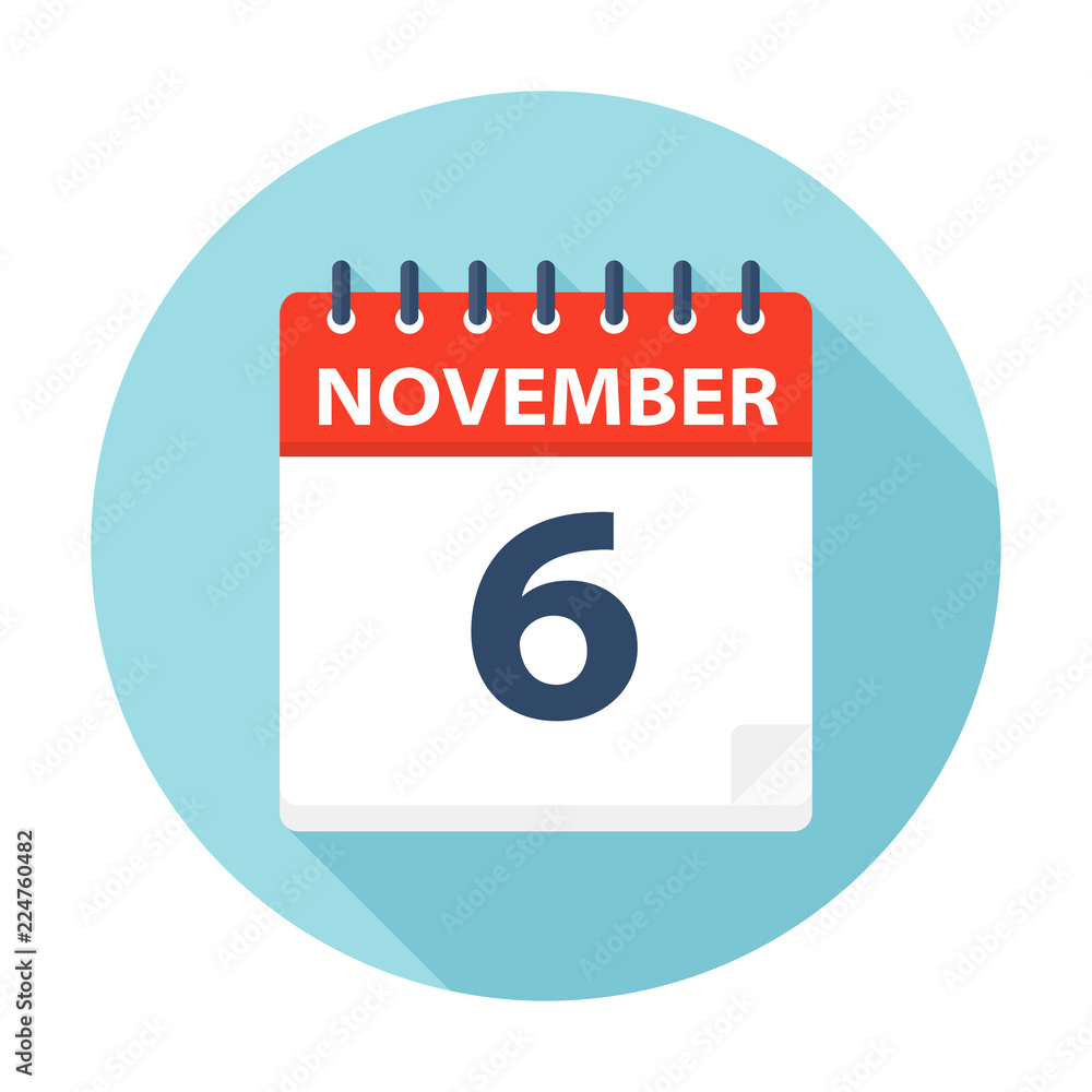 November 6 - Calendar Icon