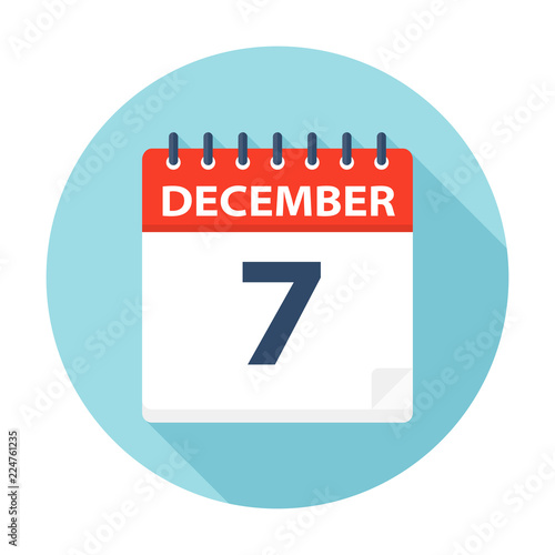 December 7 - Calendar Icon