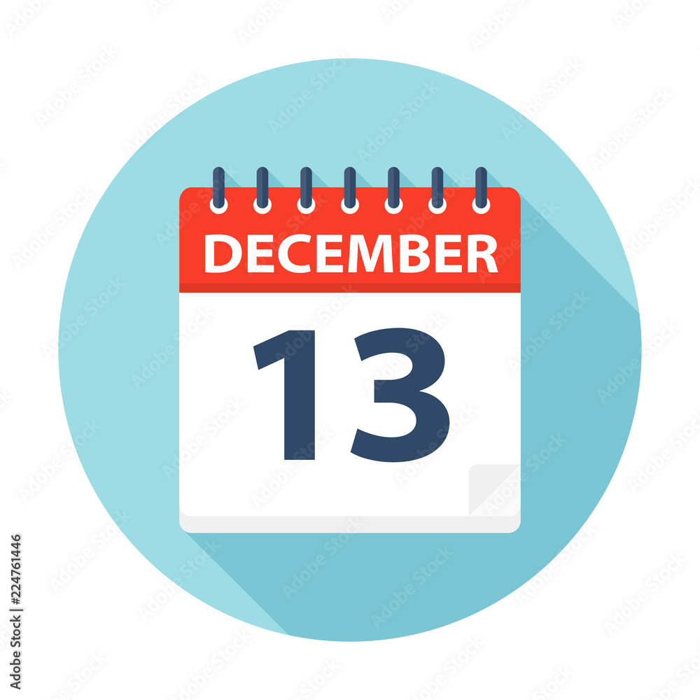 December 13 - Calendar Icon December 13 - Calendar Icon