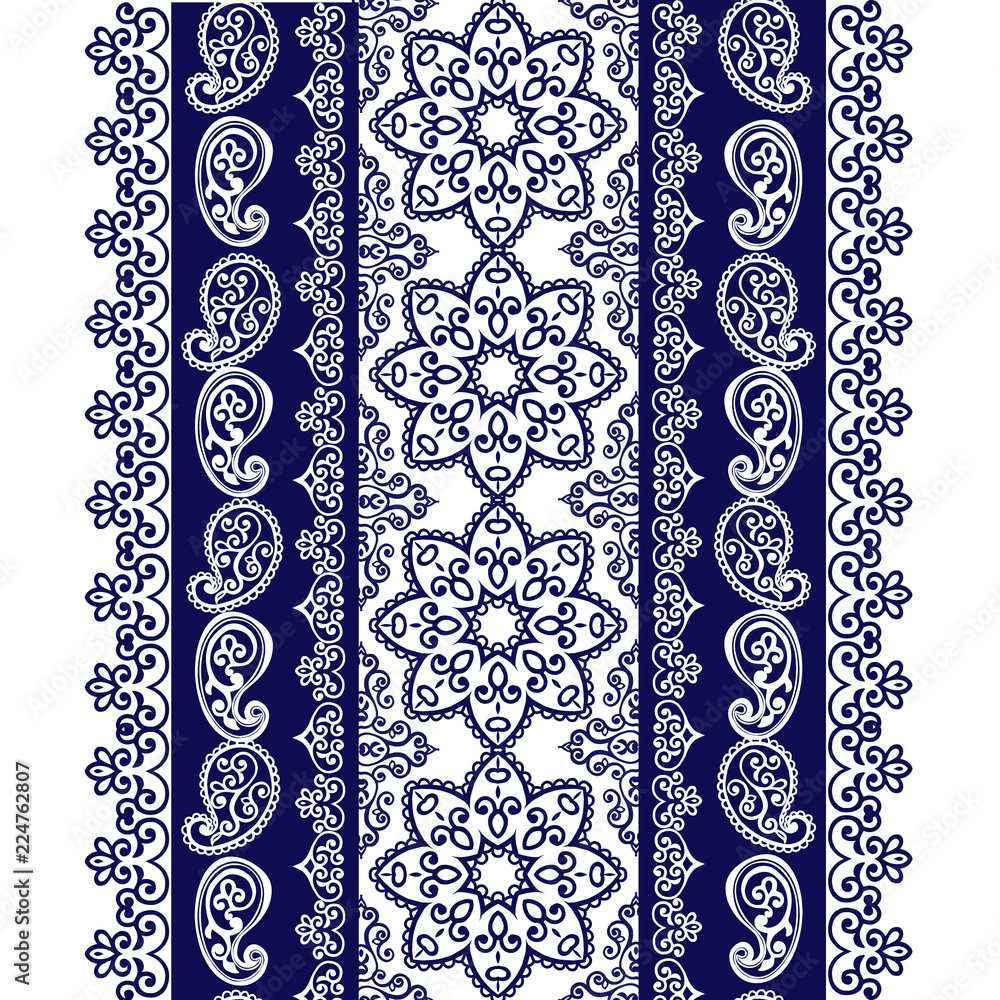Floral Motif Decorative Paper A4 40s - ZartArt Catalogue