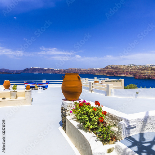 Summer day on the Mediterranean terrace