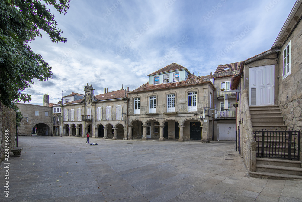 Plaza Pedreira en el centro histórico de la ciudad de Pontevedra, Galicia Plaza Pedreira en el centro histórico de la ciudad de Pontevedra, Galicia