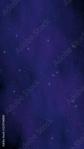 Colorful and beautiful space background. Outer space. Starry outer space texture. 3D illustration