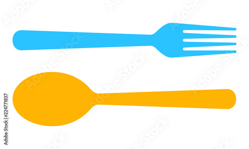 Restaurant symbol. Vector illustration.