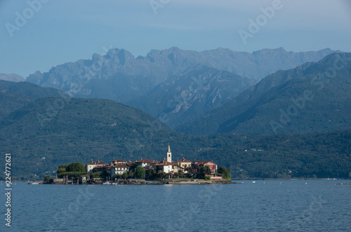 Isola dei Pescatori, fisherman island in Maggiore lake, Borromean Islands, Stresa Piedmont Italy, Europe © smoke666